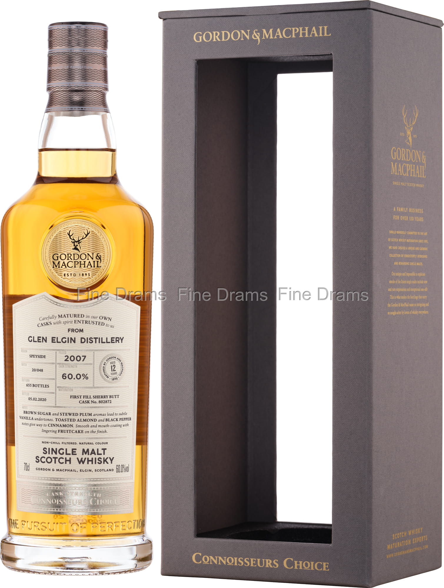 ウイスキー Gordon & MacPhail Glen Elgin 2007 60% Glen Elgin 12 Year Old 2007 - Connoisseurs Choice (Gordon & MacPhail)