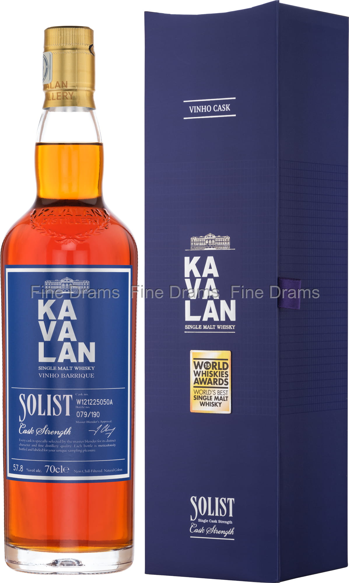 Kavalan Solist Vinho Barrique 2012 Whisky (Cask #W121225050A)