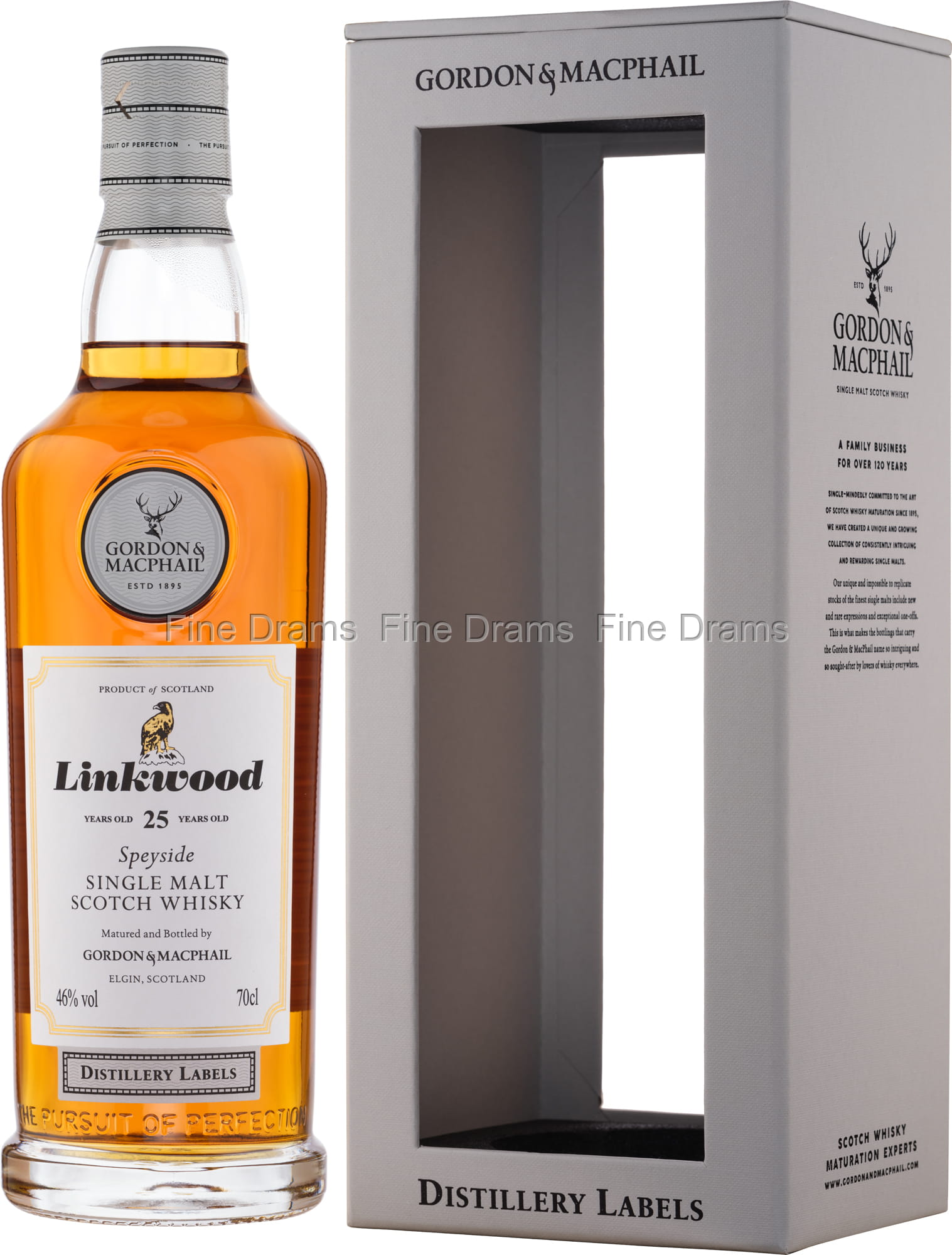 Linkwood 25 Year Old - Gordon & MacPhail (Distillery Labels) (46%)