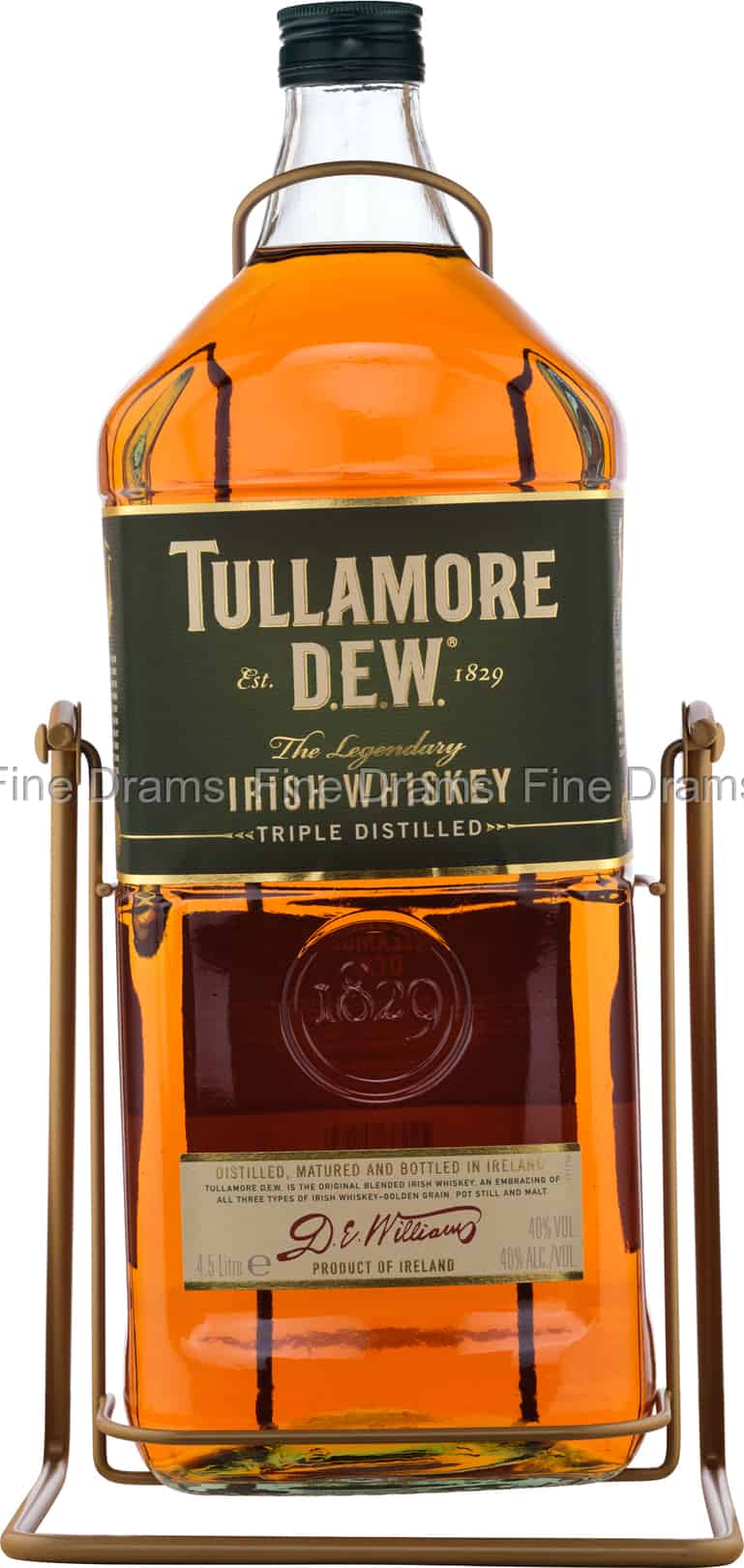 (4.5 Tullamore D.E.W. Whiskey Liter)