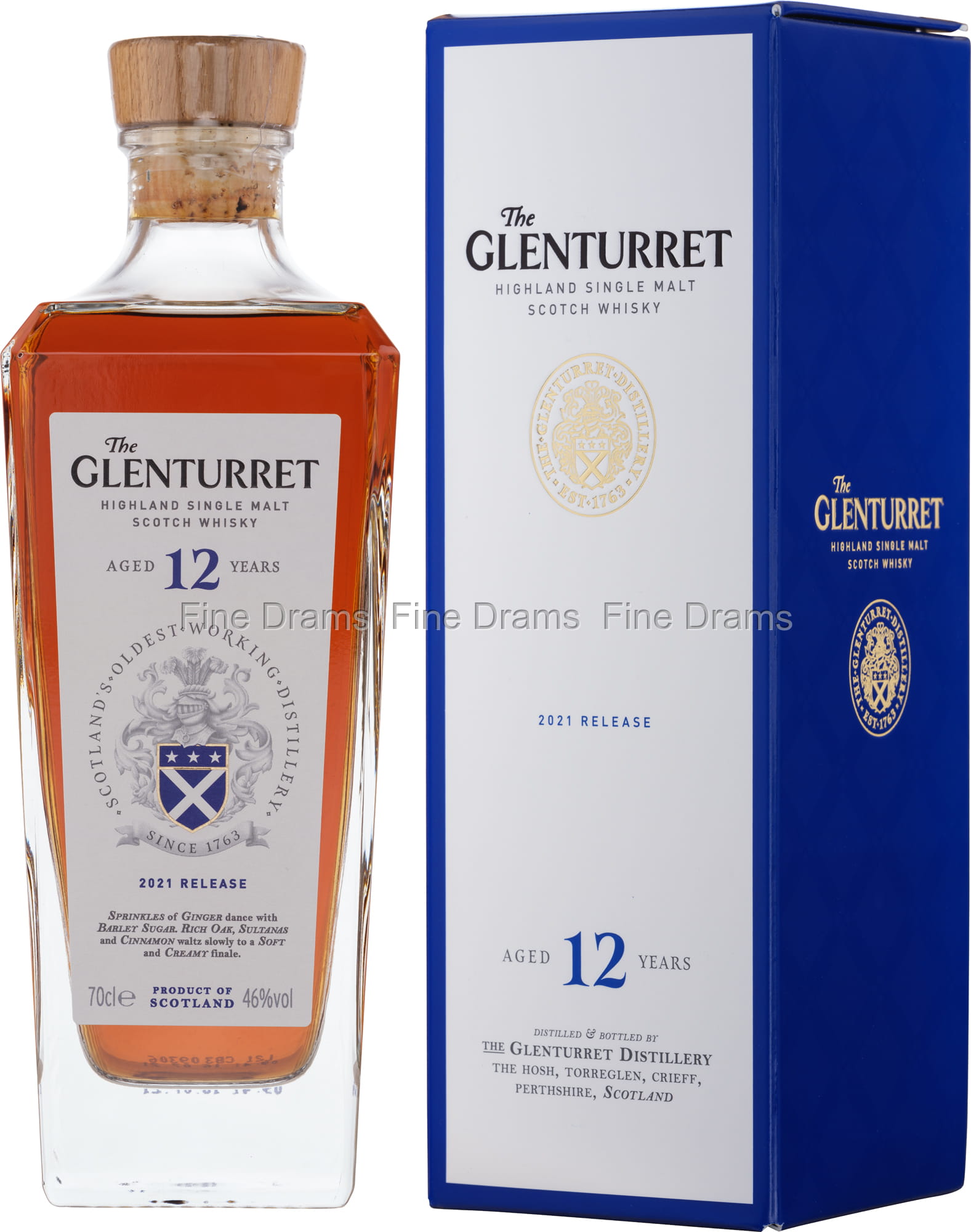 ウイスキー The Glenturret 12 Years Old 2021 Release Glenturret 12 Year Old Whisky - 2021 Release