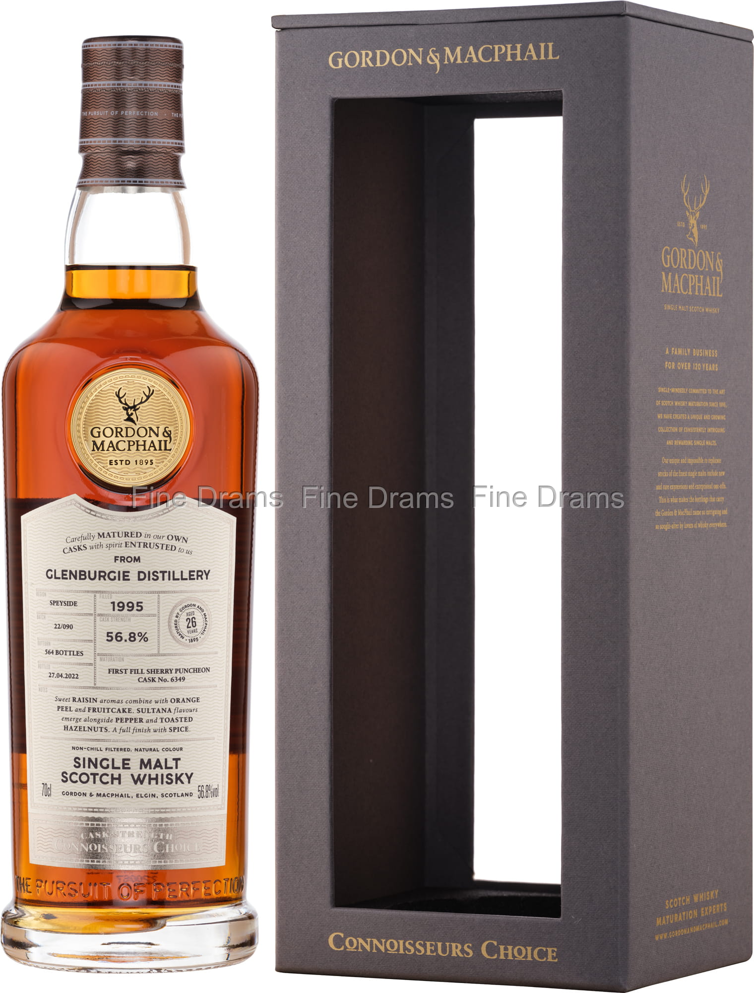 Glenburgie 26 Year Old 1995 (Cask #6349) - Connoisseurs Choice (Gordon &  MacPhail)