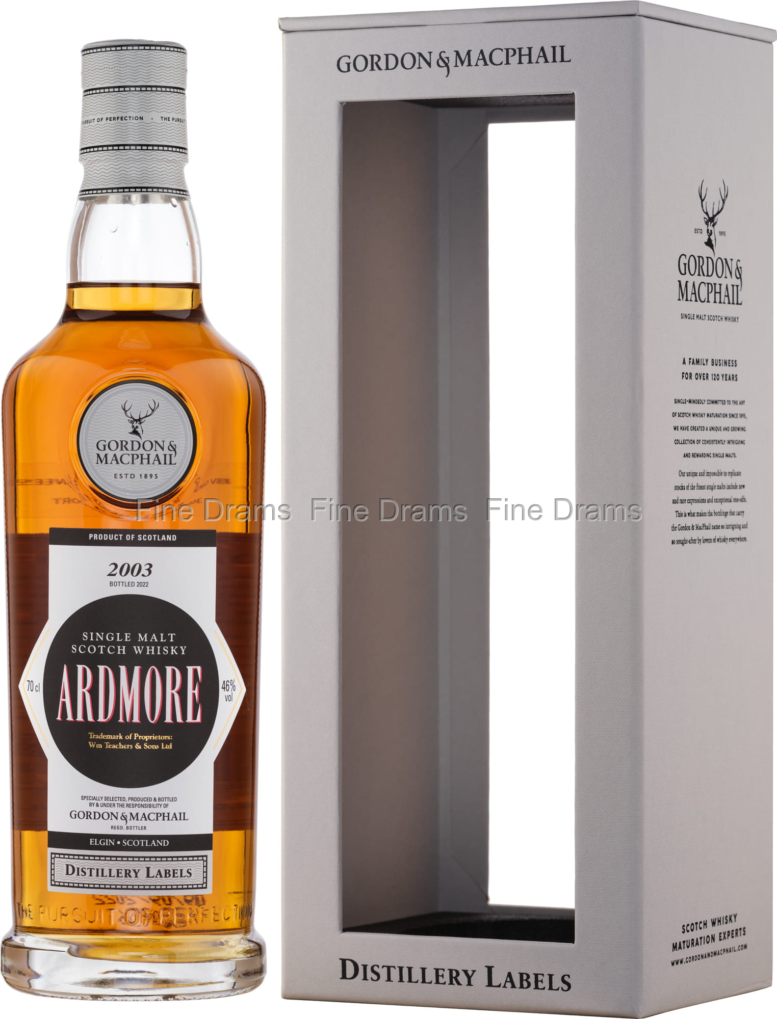 Ardmore 2003 (Bottled 2022) - Distillery Labels (Gordon & MacPhail)