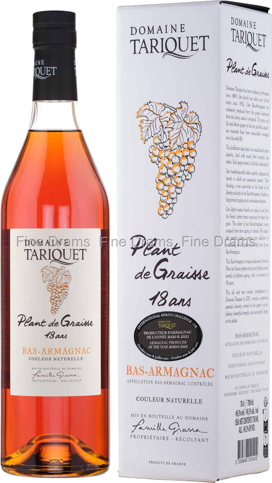 Bas Armagnac XO - Domaine Tariquet 40% - Domaine Tariquet