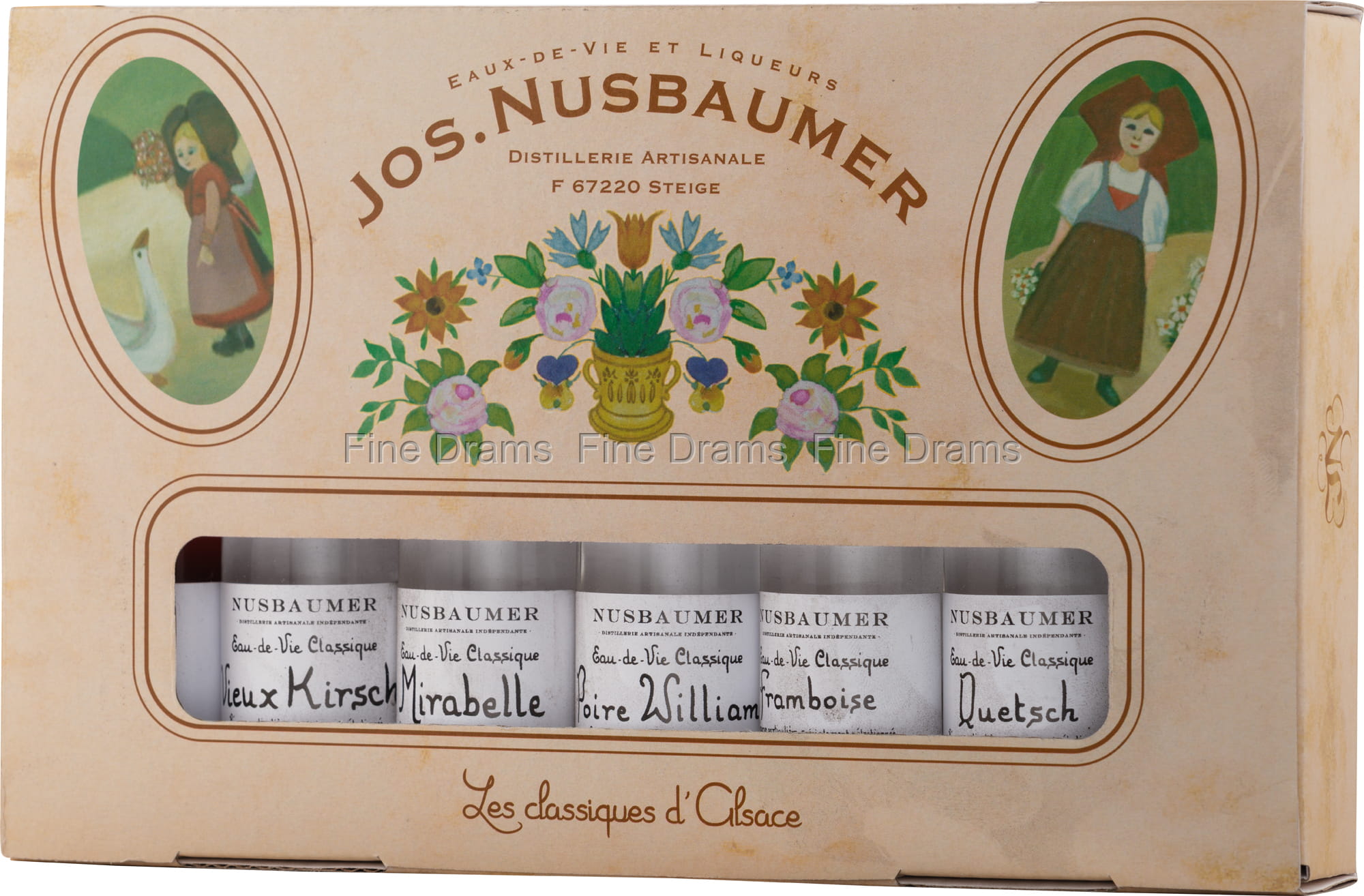COFFRET ''CLASSIQUE'' Distillerie Jos Nusbaumer Eaux-de-vie et liqueurs