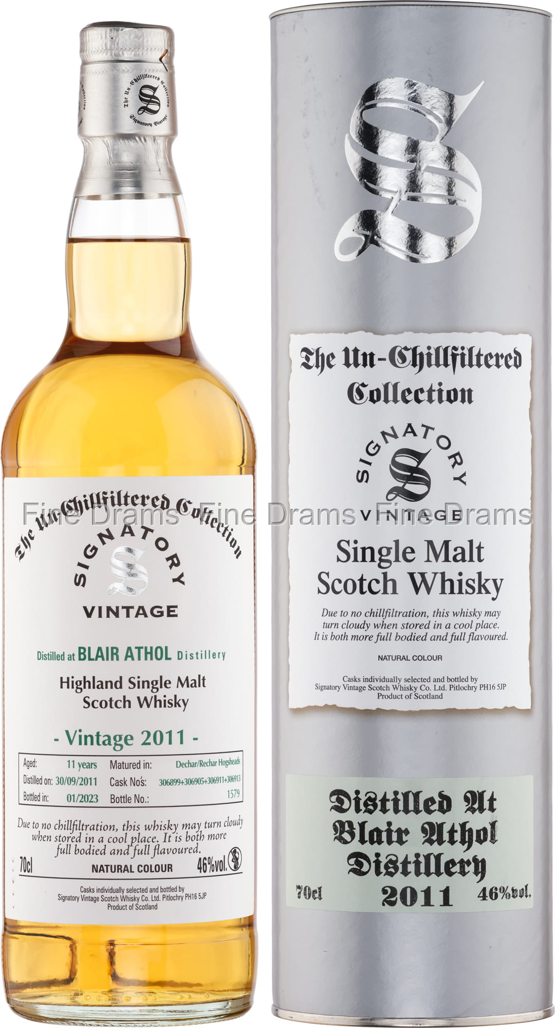 Blair Athol 11 Year Old 2011 (Cask #306899 & #306905 & #306911