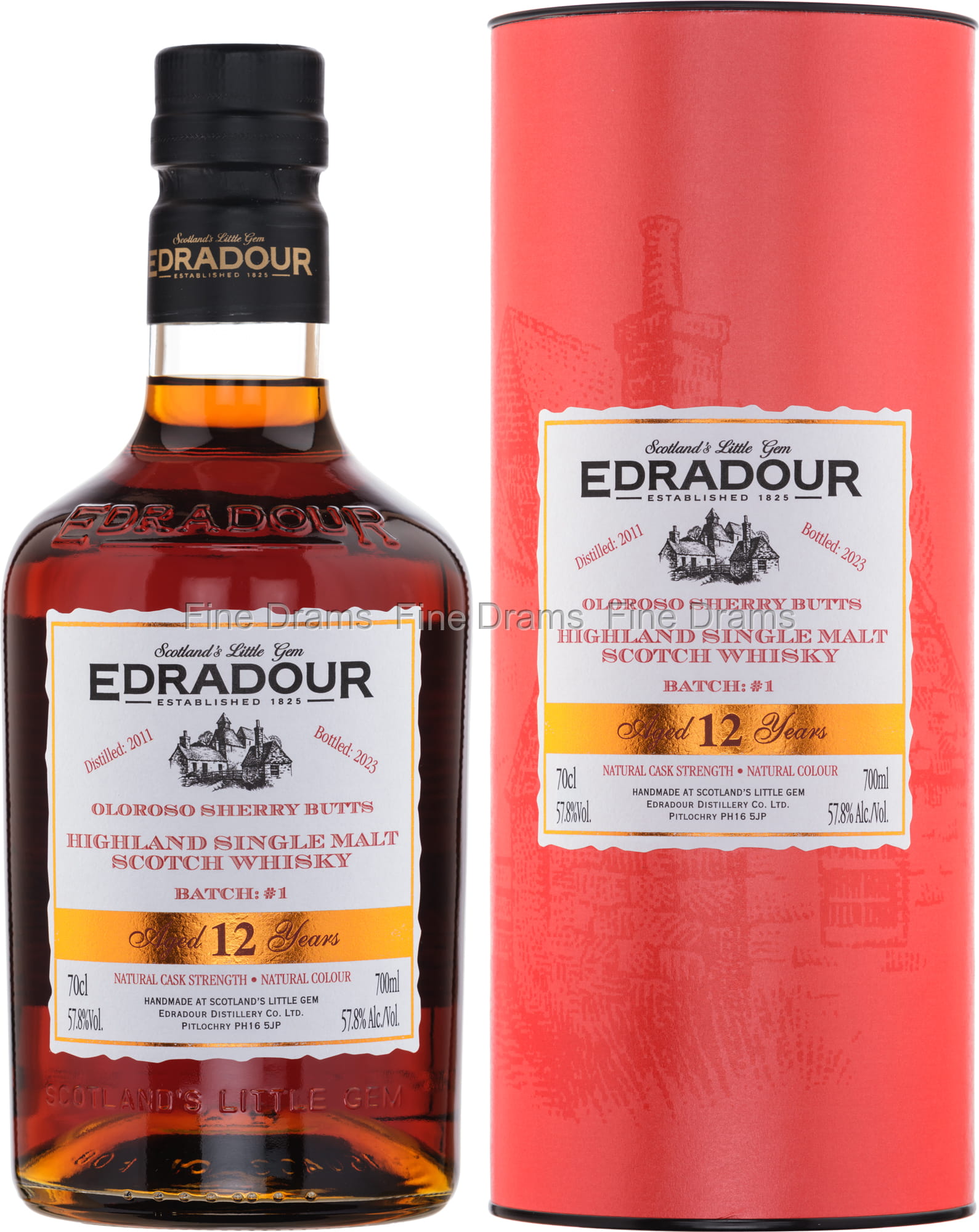 Edradour 12 Year Old 2011 Cask Strength (Batch 1)