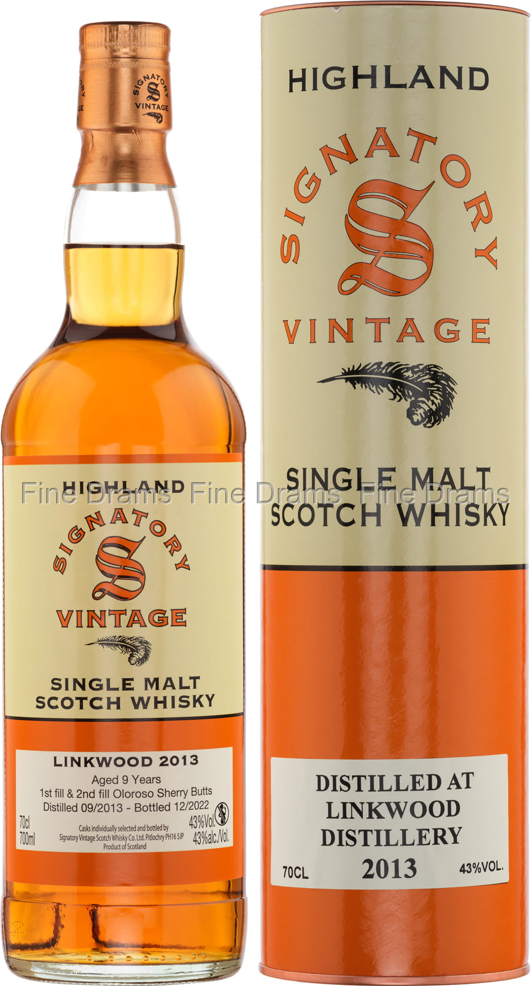 リンクウッドSIGNATORY VINTAGE LINKWOOD 13年 Linkwood 13yo 2009 — Dramface