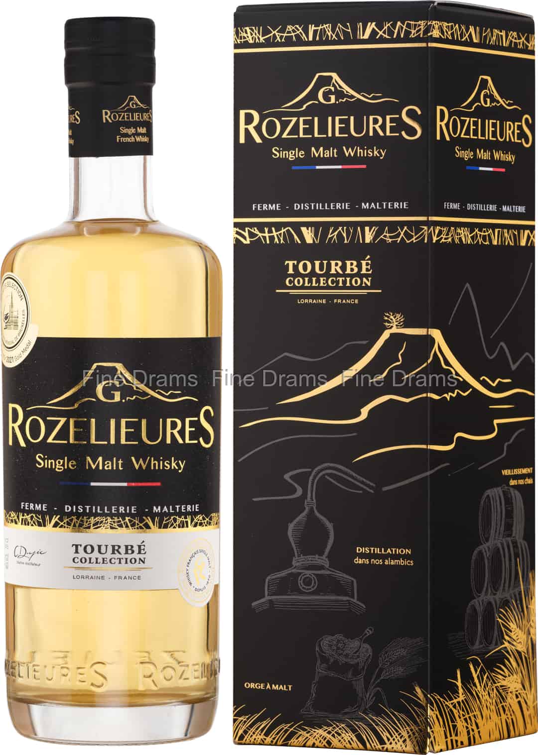 Whisky - G.ROZELIEURES - Tourbé Collection - Single Malt