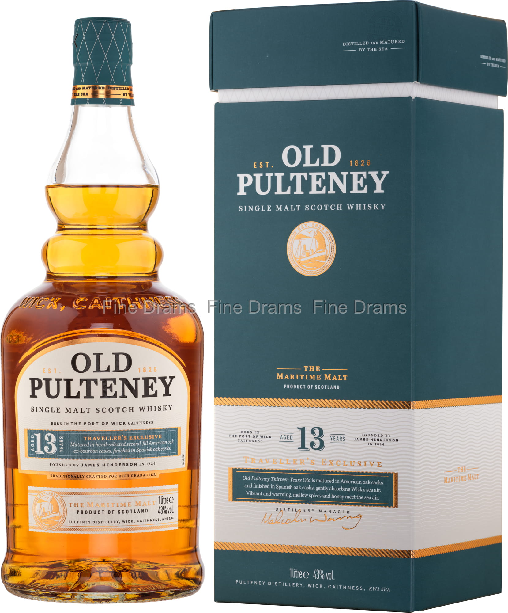 Old Pulteney(オールドプルトニー) 13年 Old Pulteney 13 Year Old Whisky (1 Liter)