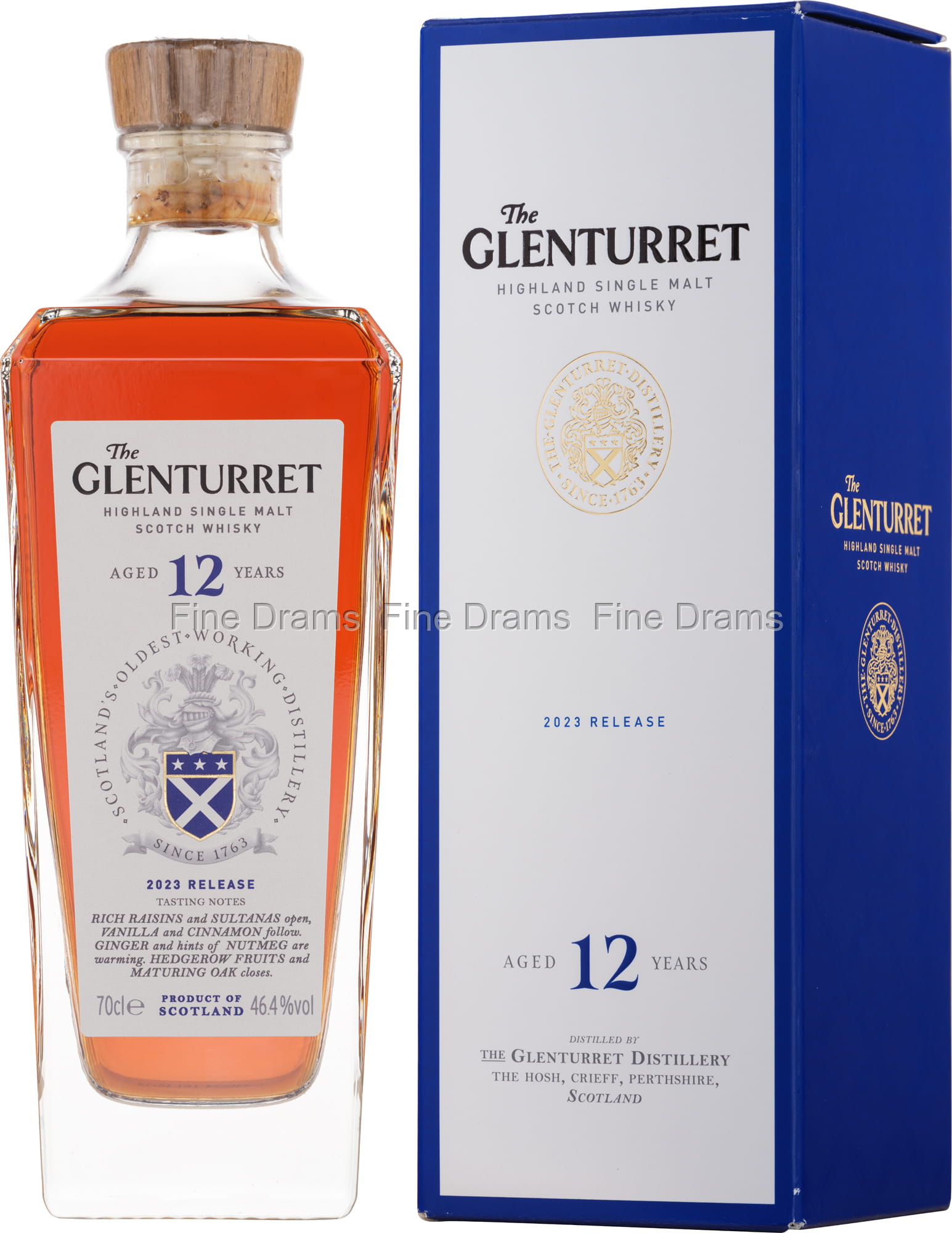 Glenturret 12 Year Old Whisky - 2023 Release