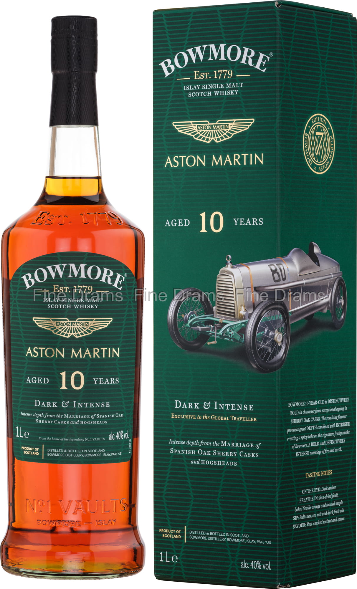 BOWMORE ASTON MARTIN 10年 1L Bowmore 10 Year Old Aston Martin Edition Whisky (1 Liter)