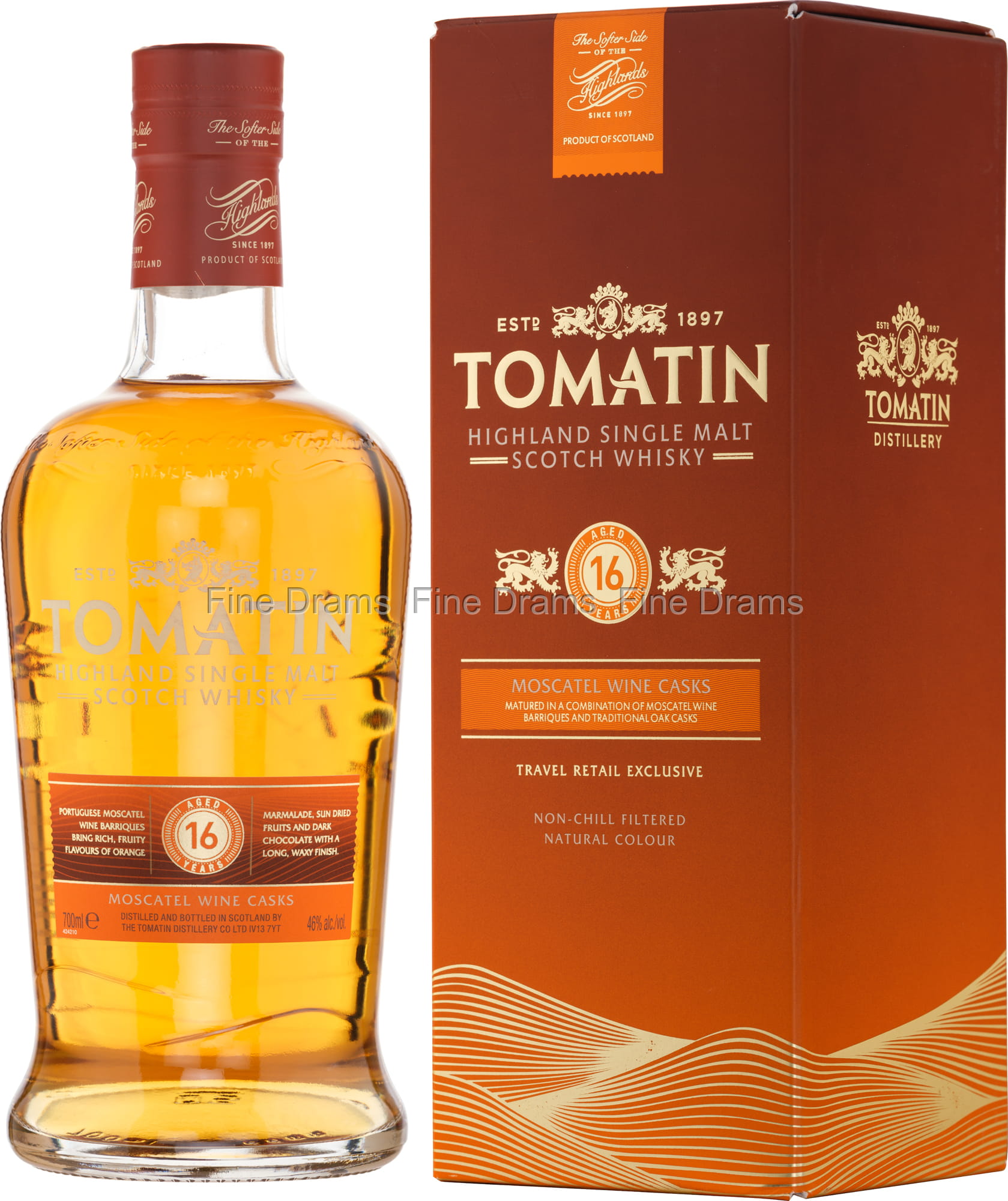 Tomatin 16 Year Old Moscatel Wine Casks Whisky
